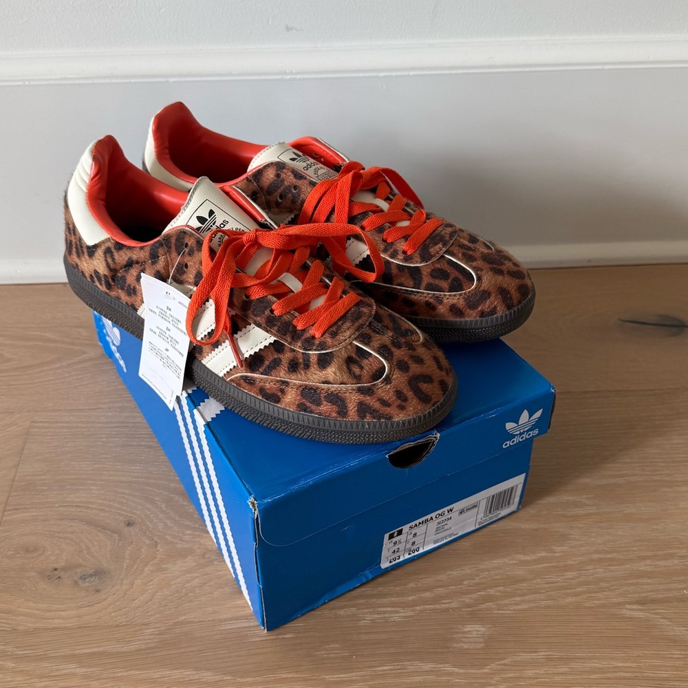 Adidas Samba OG Women’s animal print pony sneaker 9.5 - Picture 8 of 8